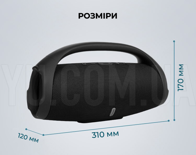 Портативна колонка Bluetooth Boombox B15 з LED-підсвічуванням та підтримкою USB/MicroSD/FM-радіо Портативна колонка Bluetooth Boombox B15 з LED-підсвічуванням та підтримкою USB/MicroSD/FM-радіо